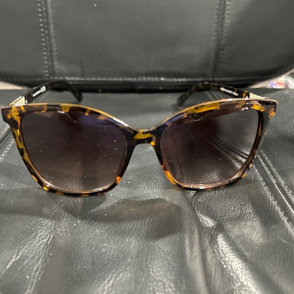 French Connection Brown Patterned Sunglasses - image 2